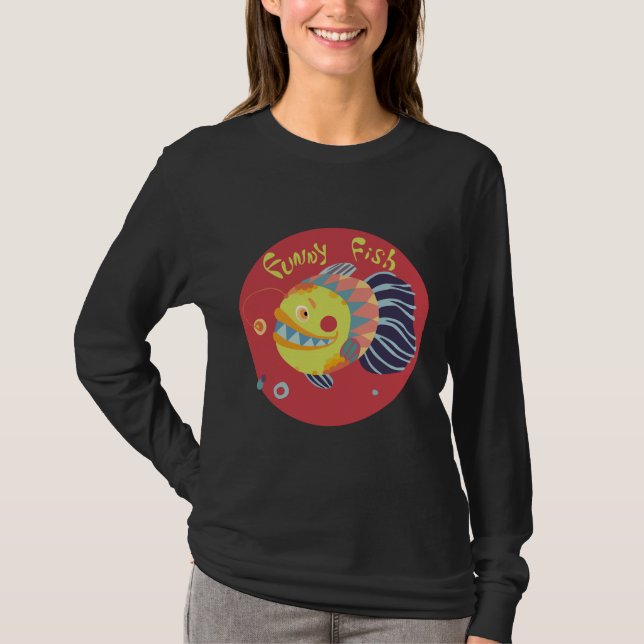 Cute  Fish T-Shirt (Front)