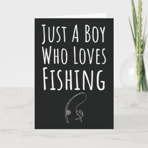 Cute Fishing Cards For Baby Boys Kids Fisher