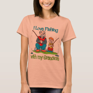 Cute Fishing -  with Grandson T-Shirt