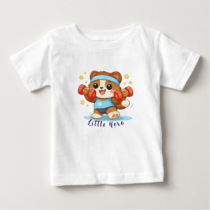 Cute Fitness Bear Baby T-Shirt