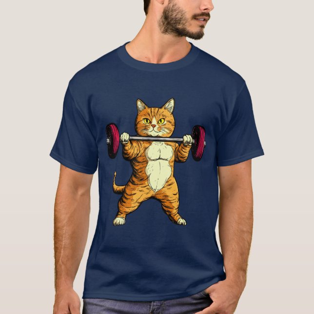 Cute Fitness Cats - Kitty T-Shirt (Front)