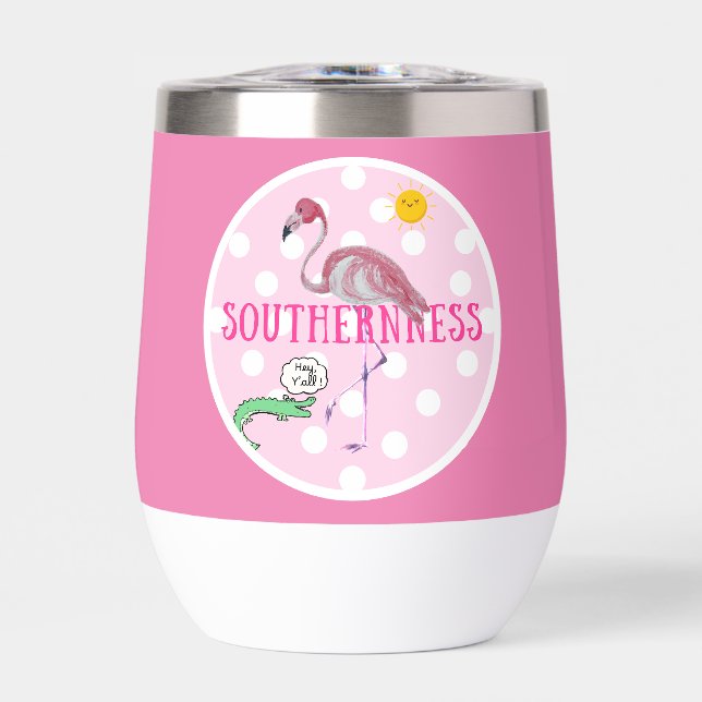 Cute Flamingo Alligator Sun (Front)