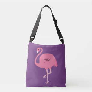 Cute Flamingo custom monogram bags