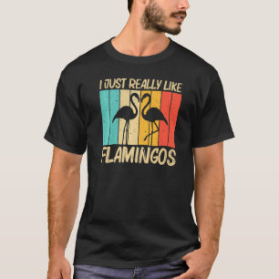 Cute Flamingo For Men Women Flamingo Bird Animal T-Shirt