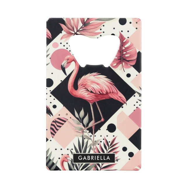Cute Flamingo Geometric (Front)