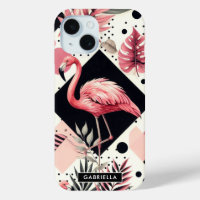Cute Flamingo Geometric