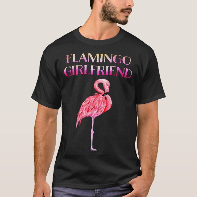 Cute Flamingo Girlfriend Awesome  Luxury  for men  T-Shirt (Front)