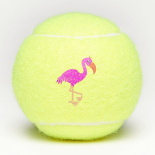 Cute Flamingo - Happy Tennis Balls