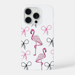 Cute Flamingo iPhone 15 Pro Case