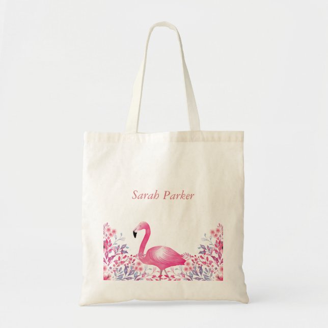 Cute Flamingo Kids Tote Bag (Front)