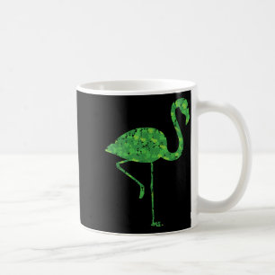 Cute Flamingo Shamrocks Shirt St Patricks Day Anim Coffee Mug