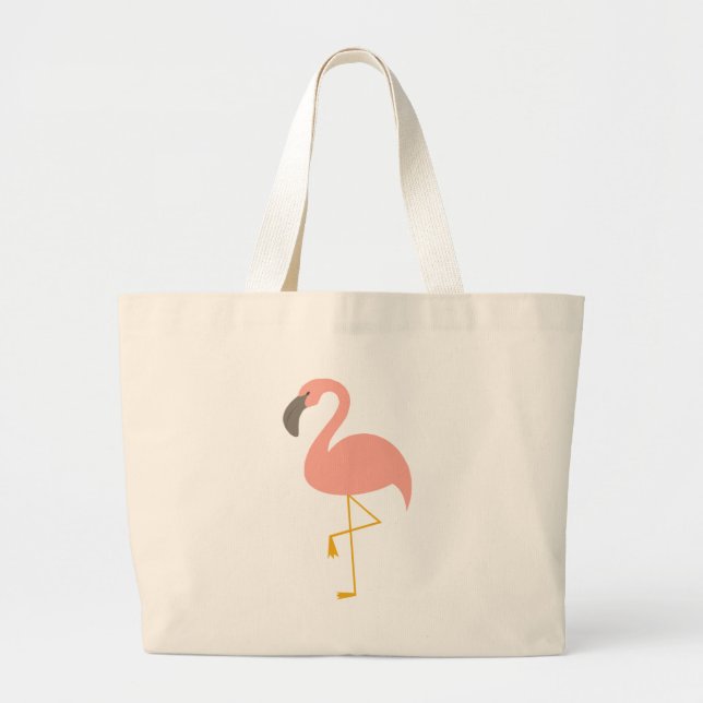 Cute Flamingo Tote Bag (Front)