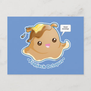 Cute Flapjack Octopus Postcard