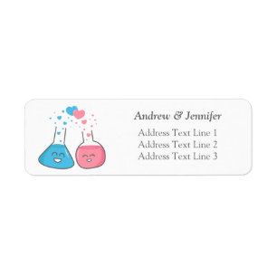 Cute flasks in love, we've got chemistry