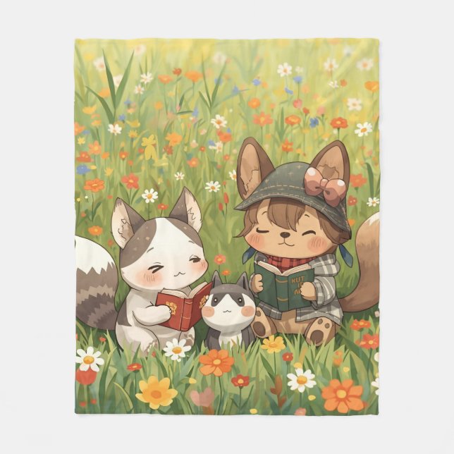 Cute fleece blanket (Front)