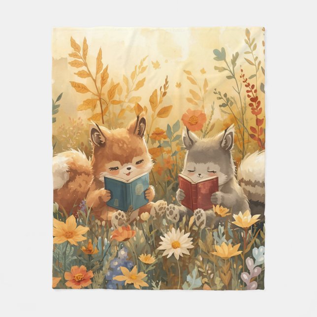 Cute fleece blanket  (Front)