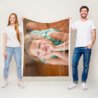 Cute Fleece Blanket With Photo