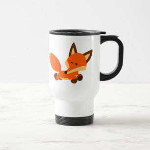 Cute Fleet Cartoon Fox Commuter Mug