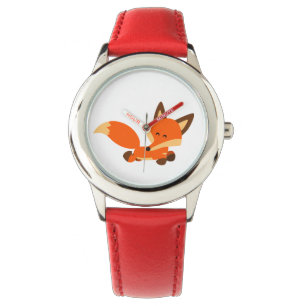 Cute Fleet Cartoon Fox Watch
