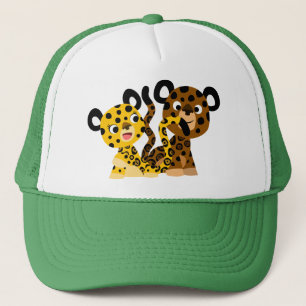 Cute Flirtatious Cartoon Jaguars Hat