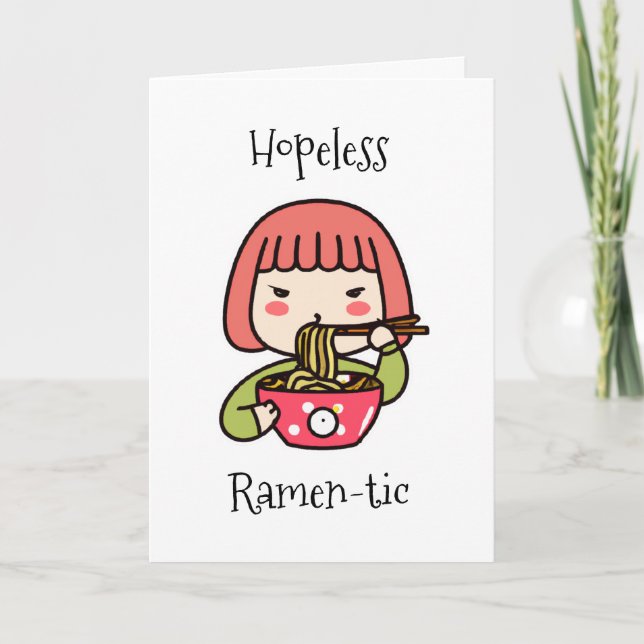 Cute Flirty Card for Him or Her (Front)