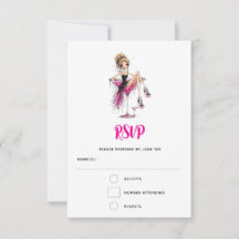 Cute Flirty Girl in a Martini Glass Bachelorette