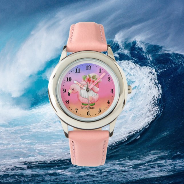 cute floating beach gnome flamingo float  watch (Creator Uploaded)