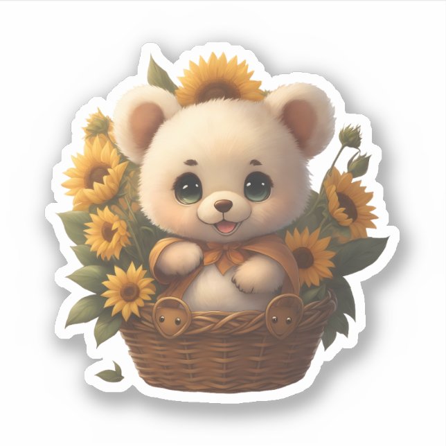 Cute Floral Bear (Front)