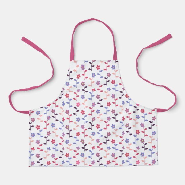 Cute Floral Child's Apron (Front)