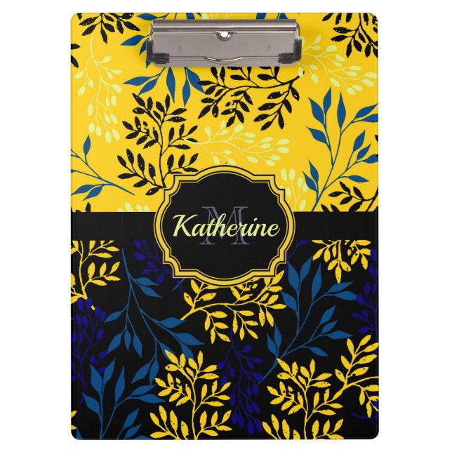 Cute Floral Clipboard (Front)