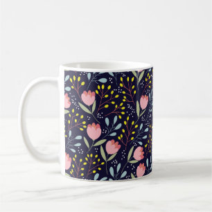 Cute Floral: Colourful Flowers Pattern. Coffee Mug