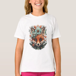 Cute floral fox T-Shirt
