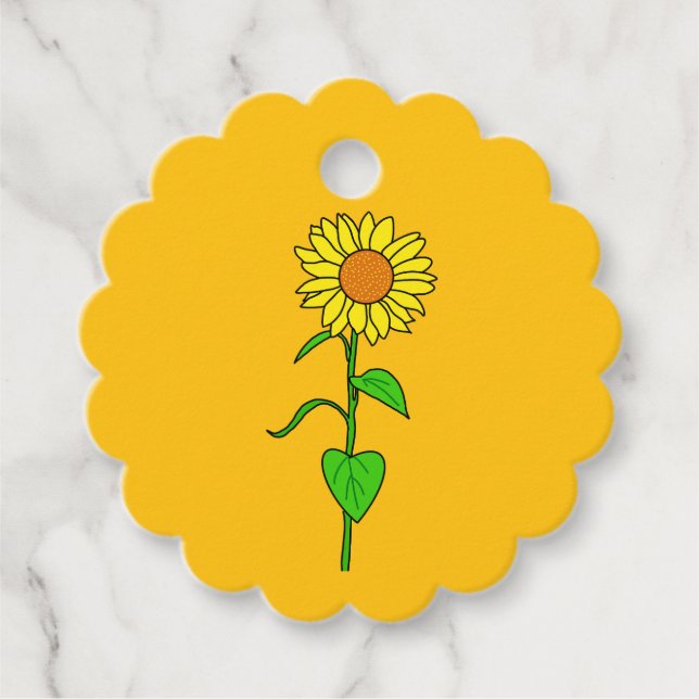 Cute Floral Gift Tag (Front)