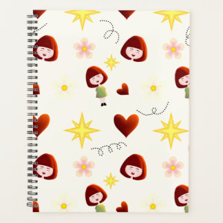 Cute Floral Girl Planner