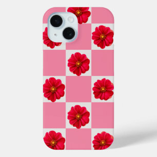 Cute floral girly design  iPhone 15 case