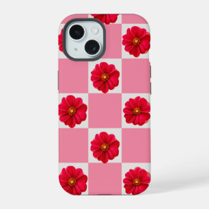 Cute floral girly design iPhone 15 case