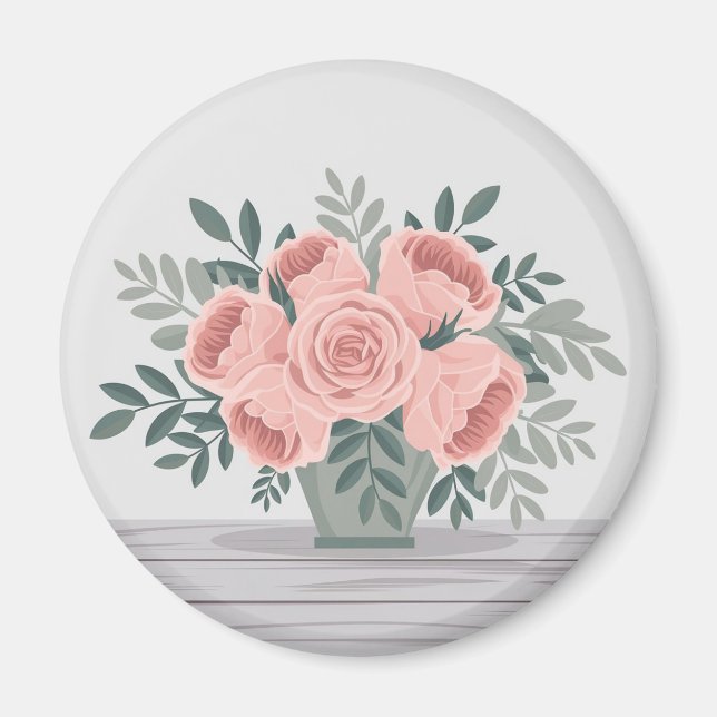 Cute floral magnet