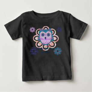 Cute Floral Owl Baby Shirt