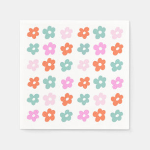 Cute Floral Pattern Baby shower napkin