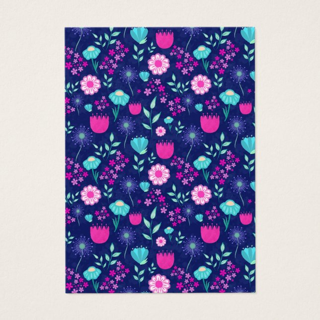 Cute floral pattern background (Front)