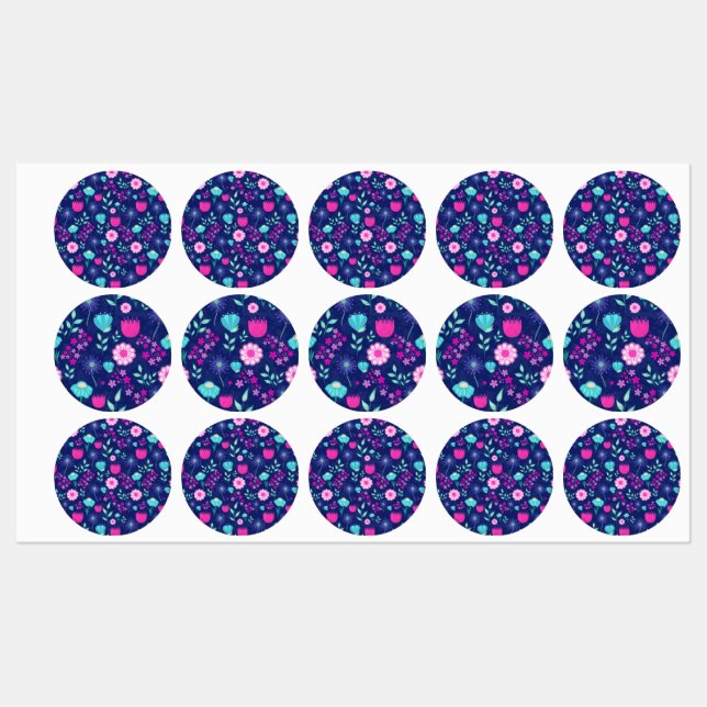 Cute floral pattern background (Sheet)