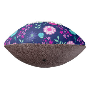 Cute floral pattern background american football