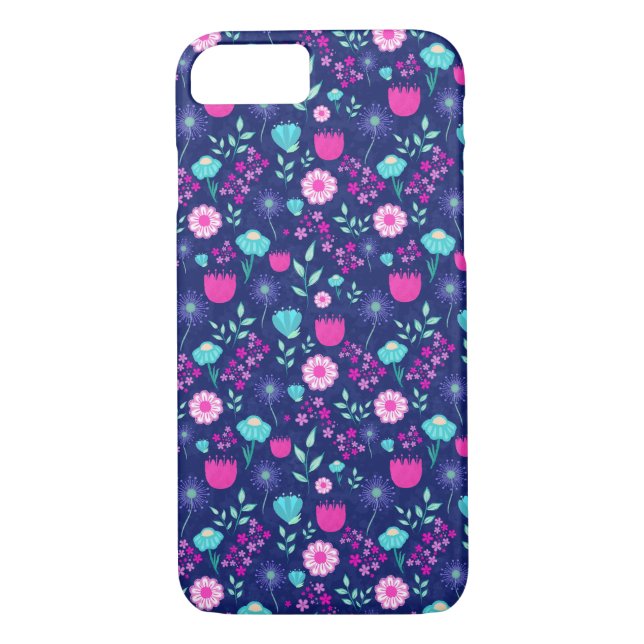 Cute floral pattern background Case-Mate iPhone case (Back)