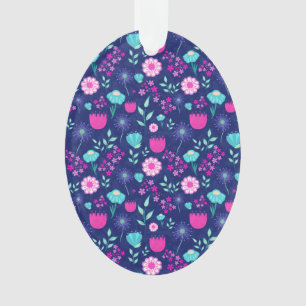 Cute floral pattern background ornament