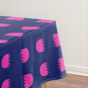 Cute floral pattern background tablecloth
