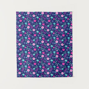 Cute floral pattern background tapestry