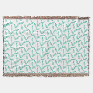 Cute floral pattern background throw blanket