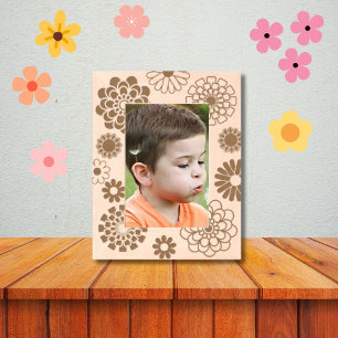 Cute Floral pattern Etched Frames