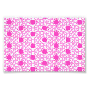 Cute Floral Pattern Photo Print