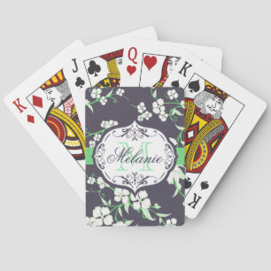 Cute Floral Pattern Playing Cards